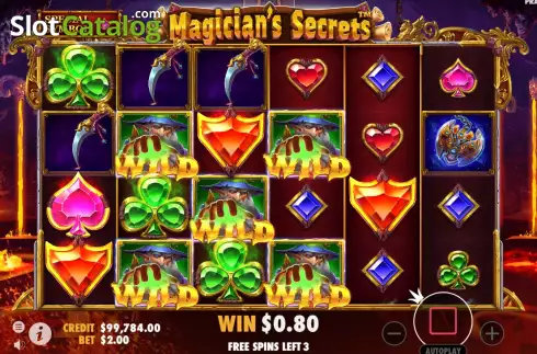 Скрин8. Magician's Secrets слот