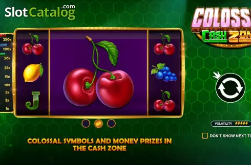 Скрин2. Colossal Cash Zone слот