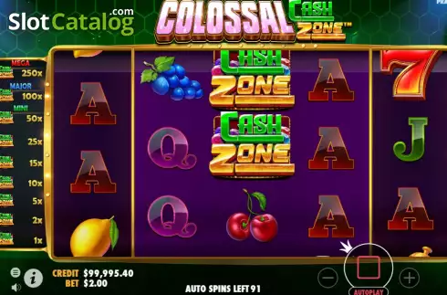 Скрин4. Colossal Cash Zone слот