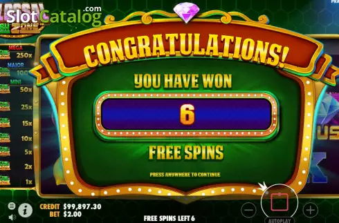 Скрин7. Colossal Cash Zone слот