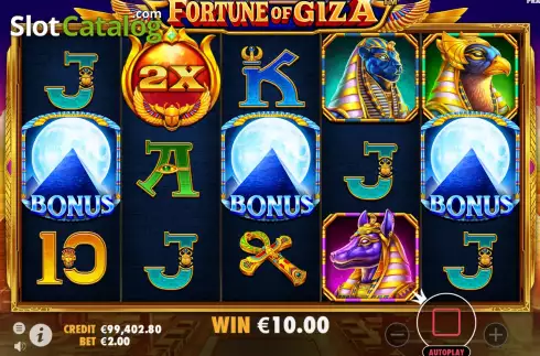 Скрин6. Fortune of Giza слот