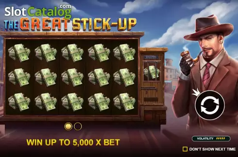 Скрин2. The Great Stick-Up слот