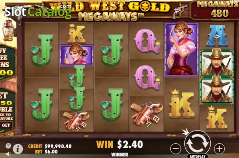 Скрин3. Wild West Gold Megaways слот