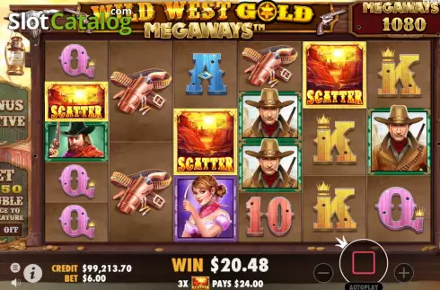 Скрин5. Wild West Gold Megaways слот