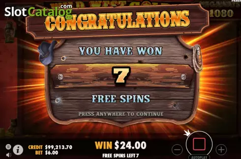 Скрин6. Wild West Gold Megaways слот
