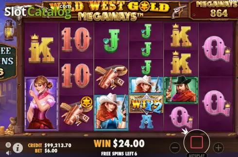 Скрин7. Wild West Gold Megaways слот