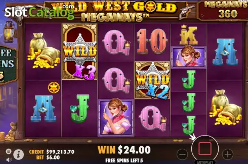 Скрин9. Wild West Gold Megaways слот