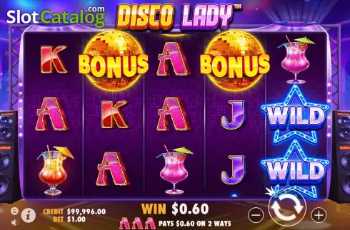Скрин3. Disco Lady слот
