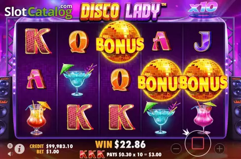 Скрин7. Disco Lady слот