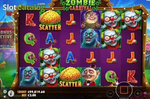 Скрин4. Zombie Carnival слот