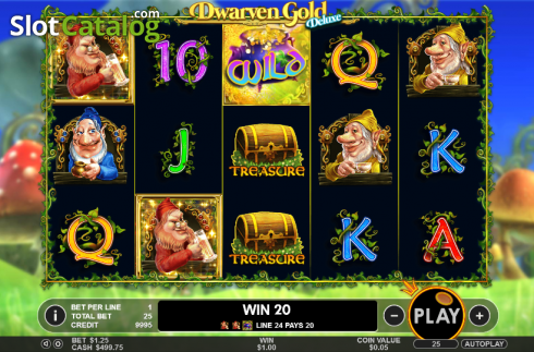 Скрин5. Dwarven Gold Deluxe слот