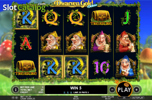 Скрин4. Dwarven Gold Deluxe слот