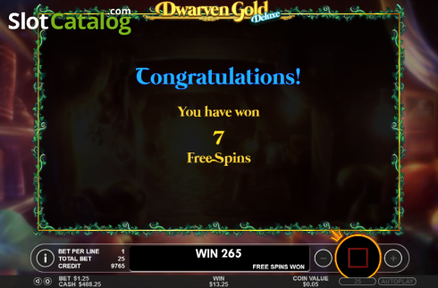 Скрин7. Dwarven Gold Deluxe слот