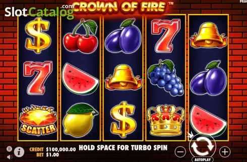Скрин2. Crown of Fire слот