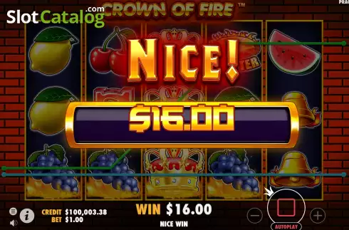 Скрин5. Crown of Fire слот