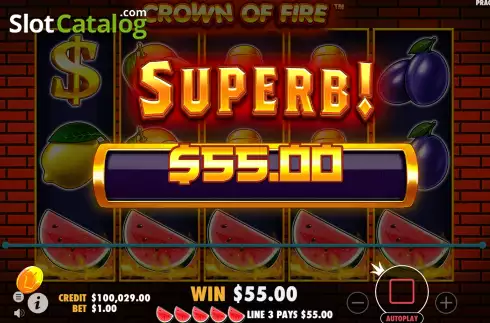 Скрин7. Crown of Fire слот