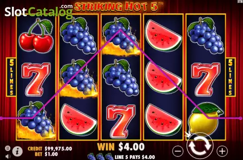 Скрин4. Striking Hot 5 слот