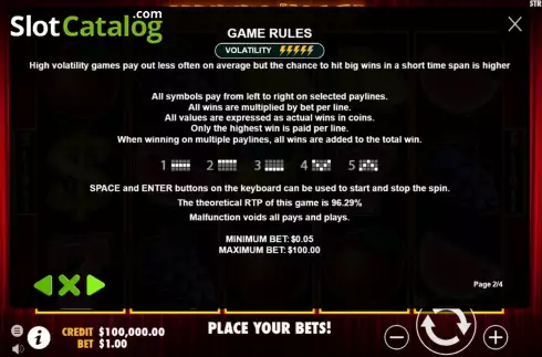 Скрин8. Striking Hot 5 слот