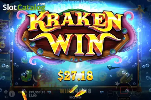 Скрин9. Release the Kraken 2 слот