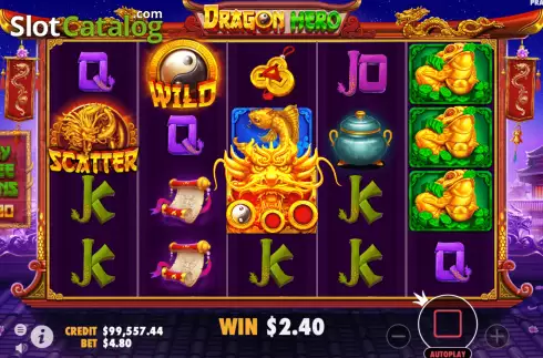 Скрин4. Dragon Hero слот