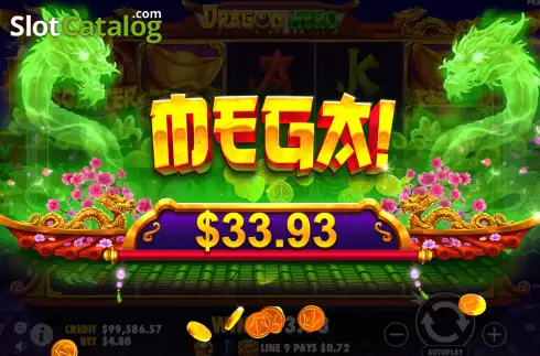 Скрин5. Dragon Hero слот