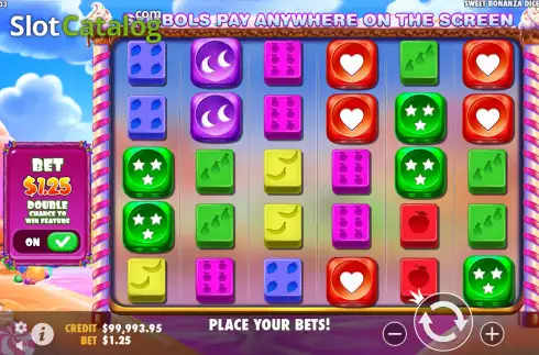 Скрин1. Sweet Bonanza Dice слот