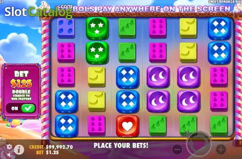 Скрин2. Sweet Bonanza Dice слот
