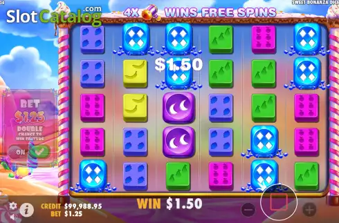Скрин3. Sweet Bonanza Dice слот