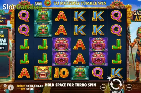 Скрин3. Gates of Aztec слот
