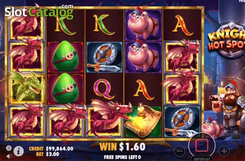 Скрин6. Knight Hot Spotz слот