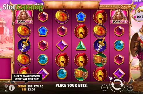 Скрин2. Sword of Party Casino слот