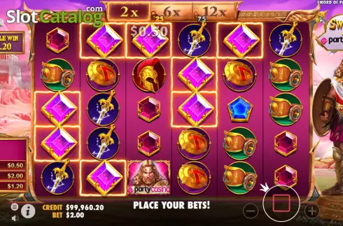 Скрин4. Sword of Party Casino слот