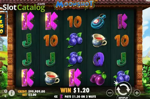 Скрин4. Moonshot (Pragmatic Play) слот
