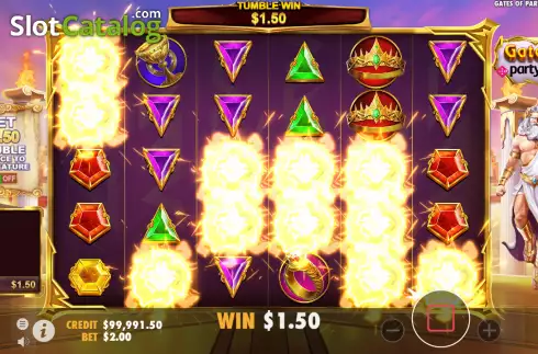 Скрин4. Gates of Party Casino слот