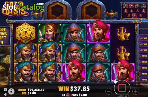 Скрин7. Gold Oasis слот