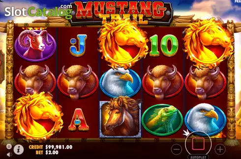 Скрин4. Mustang Trail слот