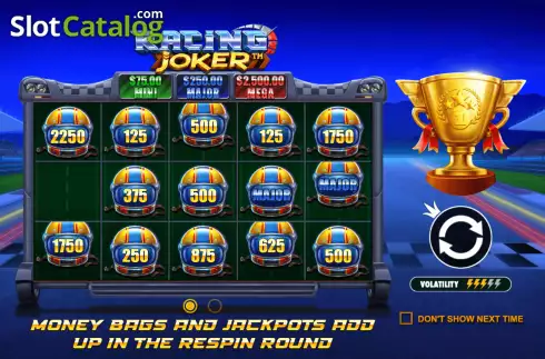 Скрин2. Racing Joker слот