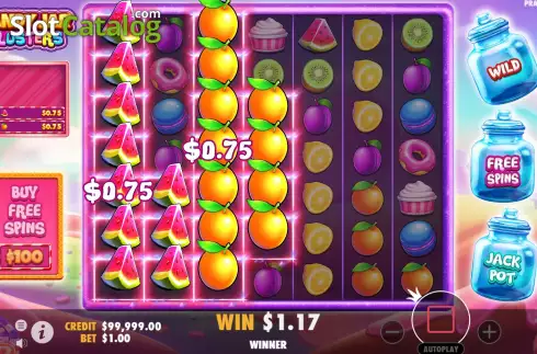 Скрин3. Candy Jar Clusters слот