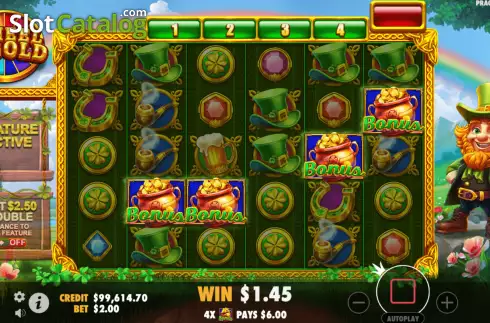 Скрин4. Wheel O’Gold слот