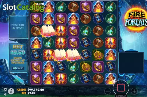 Скрин4. Fire Portals слот