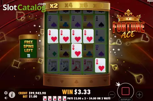 Скрин9. Fortune Ace (Pragmatic Play) слот