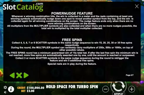 Скрин8. Aztec Powernudge слот