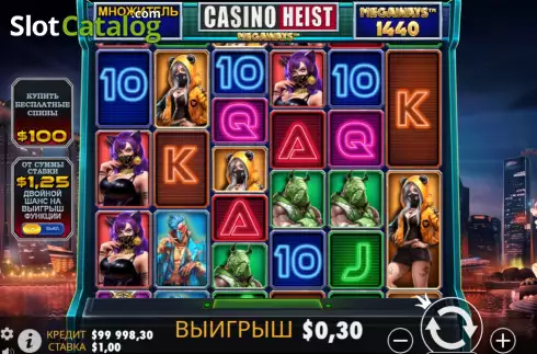 Скрин3. Casino Heist Megaways слот