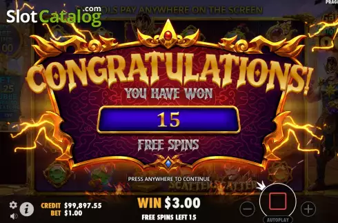 Скрин7. Gates of Gatot Kaca 1000 слот
