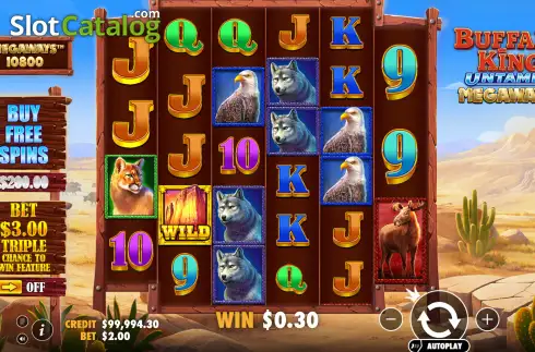Скрин3. Buffalo King Untamed Megaways слот