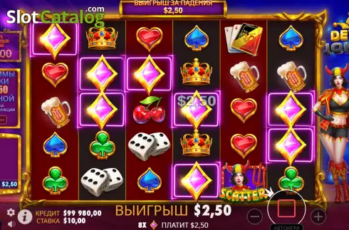 Скрин3. Devil Joker слот