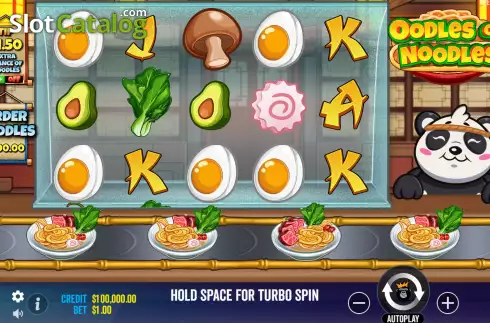 Скрин3. Oodles of Noodles слот