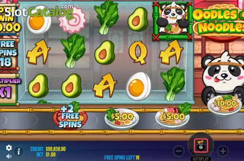 Скрин9. Oodles of Noodles слот
