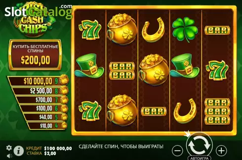 Скрин2. Irish Cash Chips слот