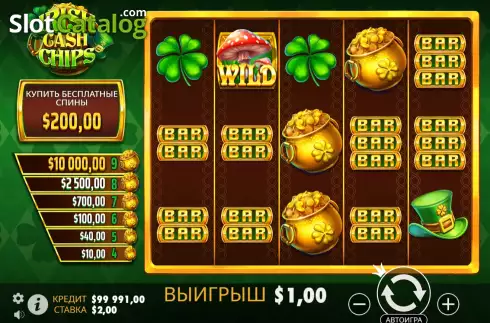 Скрин3. Irish Cash Chips слот